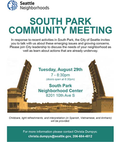 South Park Public Safety Meeting